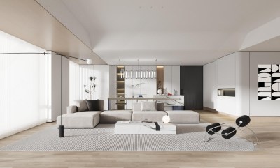 现代客餐厅3D模型下载